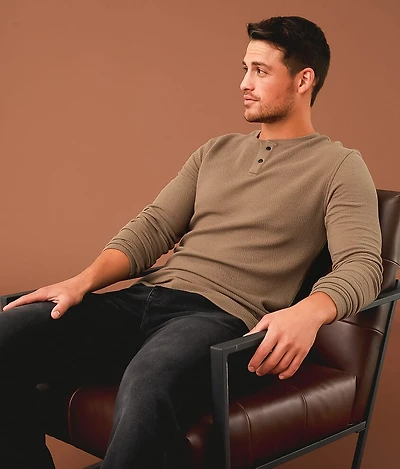 Textured Henley