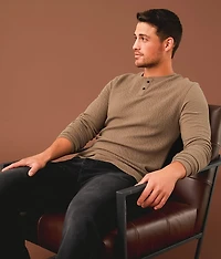 Textured Henley