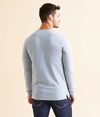 Washed Knit Henley