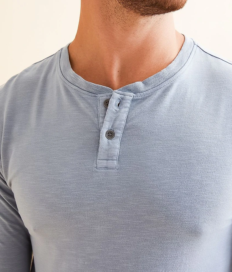 Washed Knit Henley
