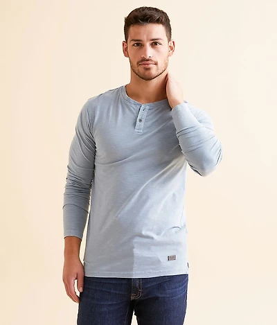 Washed Knit Henley