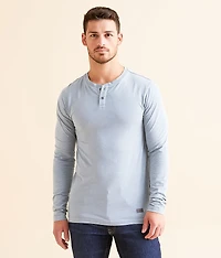 Washed Knit Henley