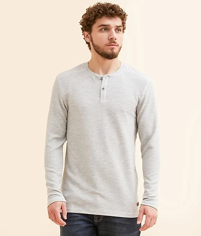 Waffle Knit Henley