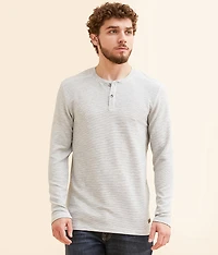 Waffle Knit Henley