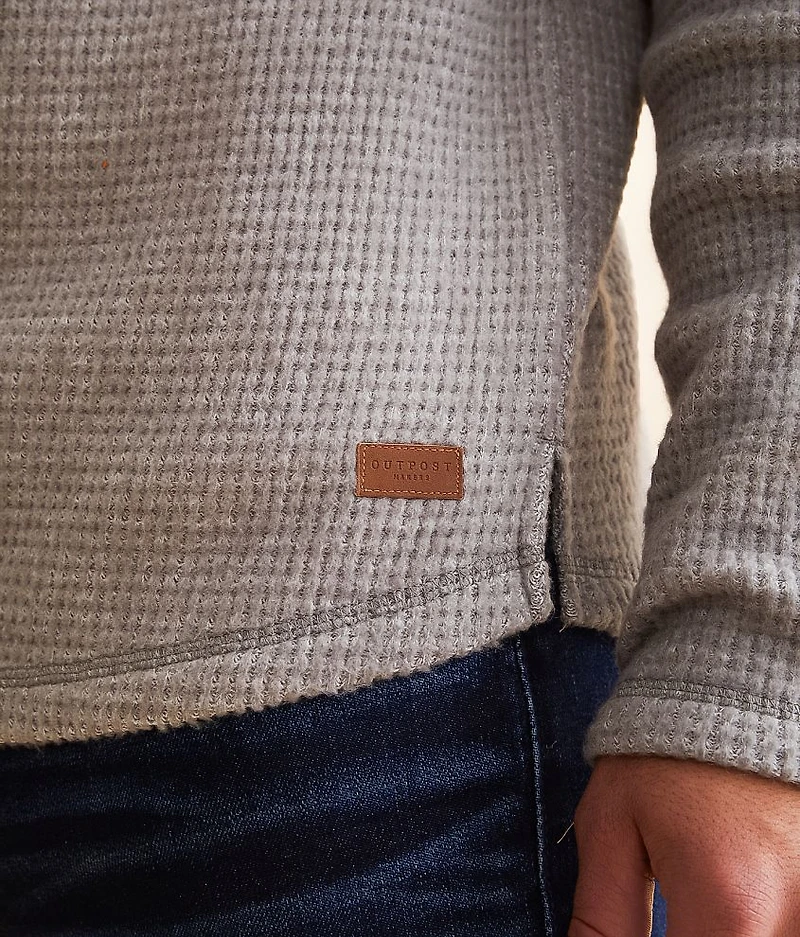 Waffle Knit Pullover