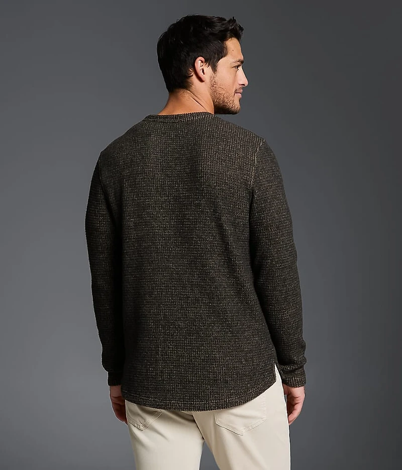 Waffle Knit Pullover