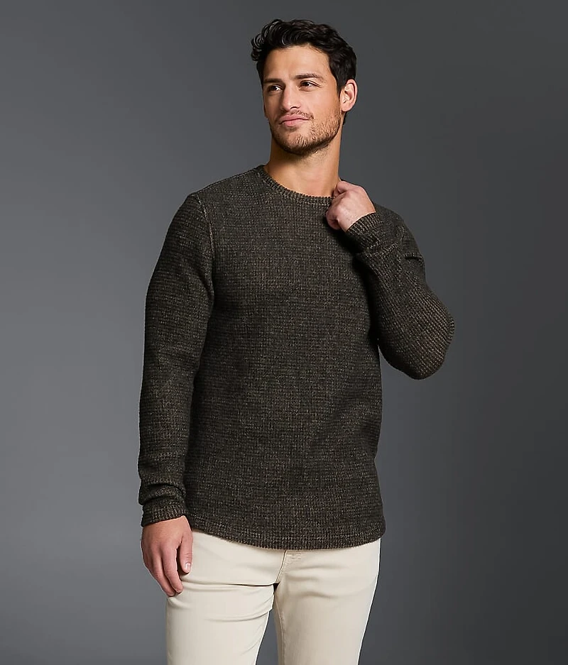 Waffle Knit Pullover