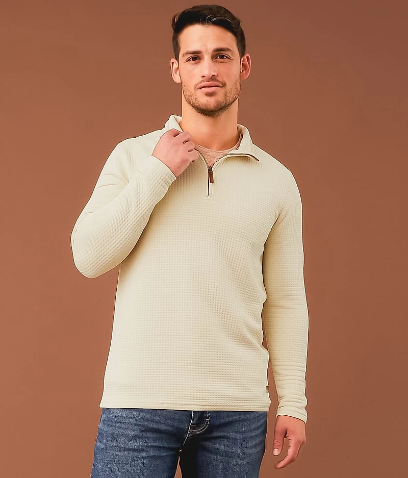 Waffle Quarter Zip Pullover