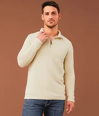 Waffle Quarter Zip Pullover