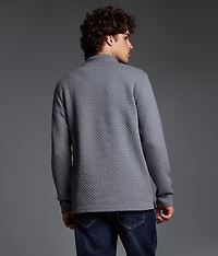 Textured Quarter Zip Pullover