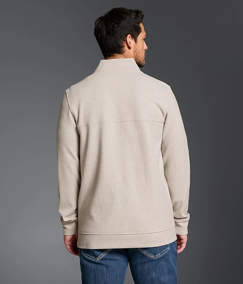 Brushed Rib Knit Pullover