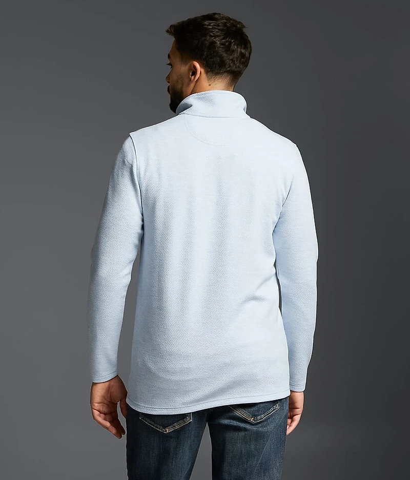 Textured Quarter Zip Pullover