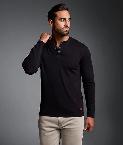 Textured Henley