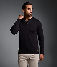 Textured Henley