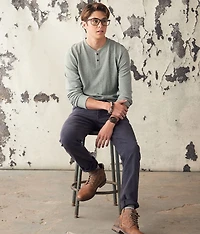 Heathered Henley