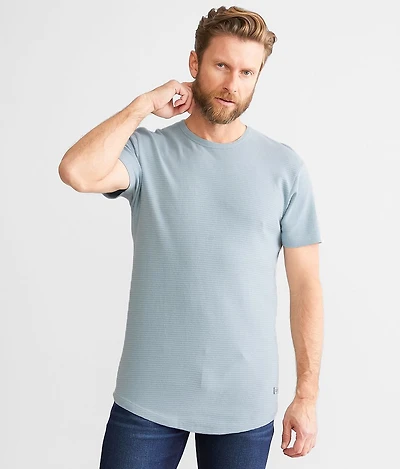 Ribbed Knit T-Shirt