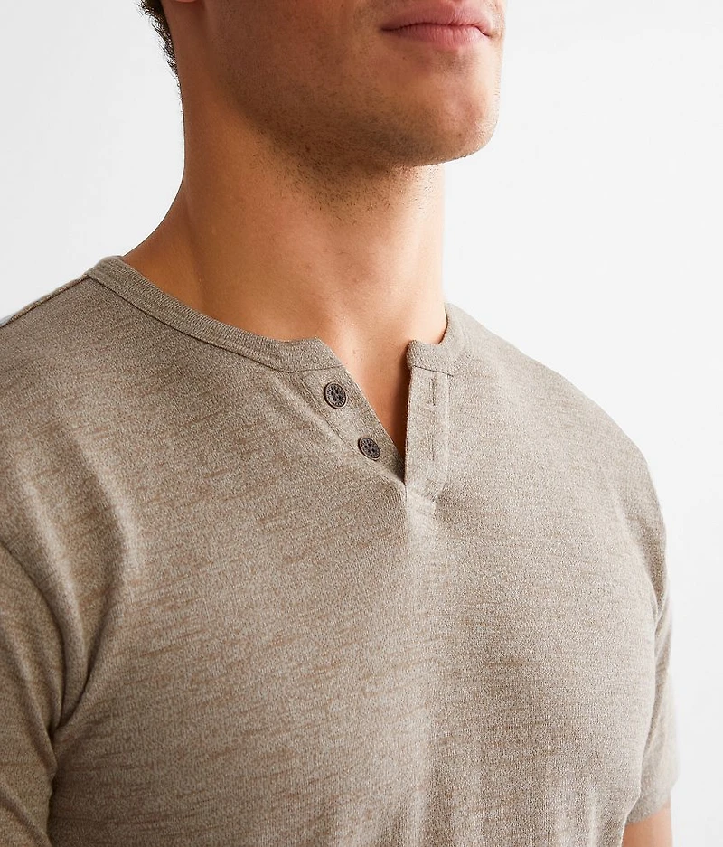 Slub Knit Henley