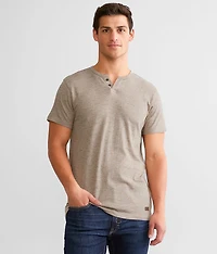Slub Knit Henley