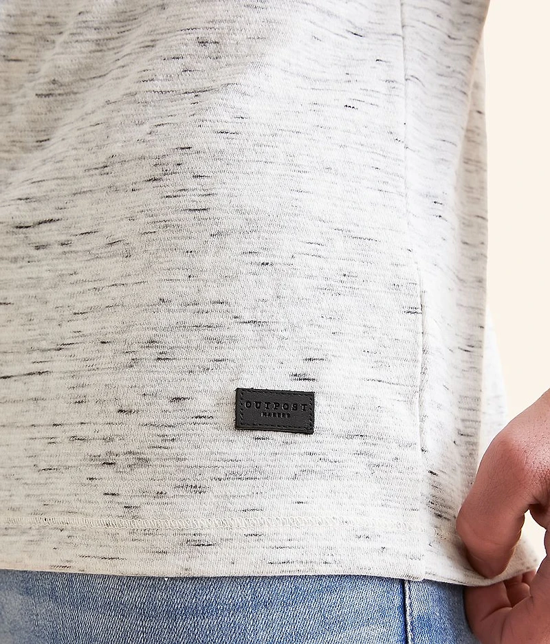 Slub Knit Henley