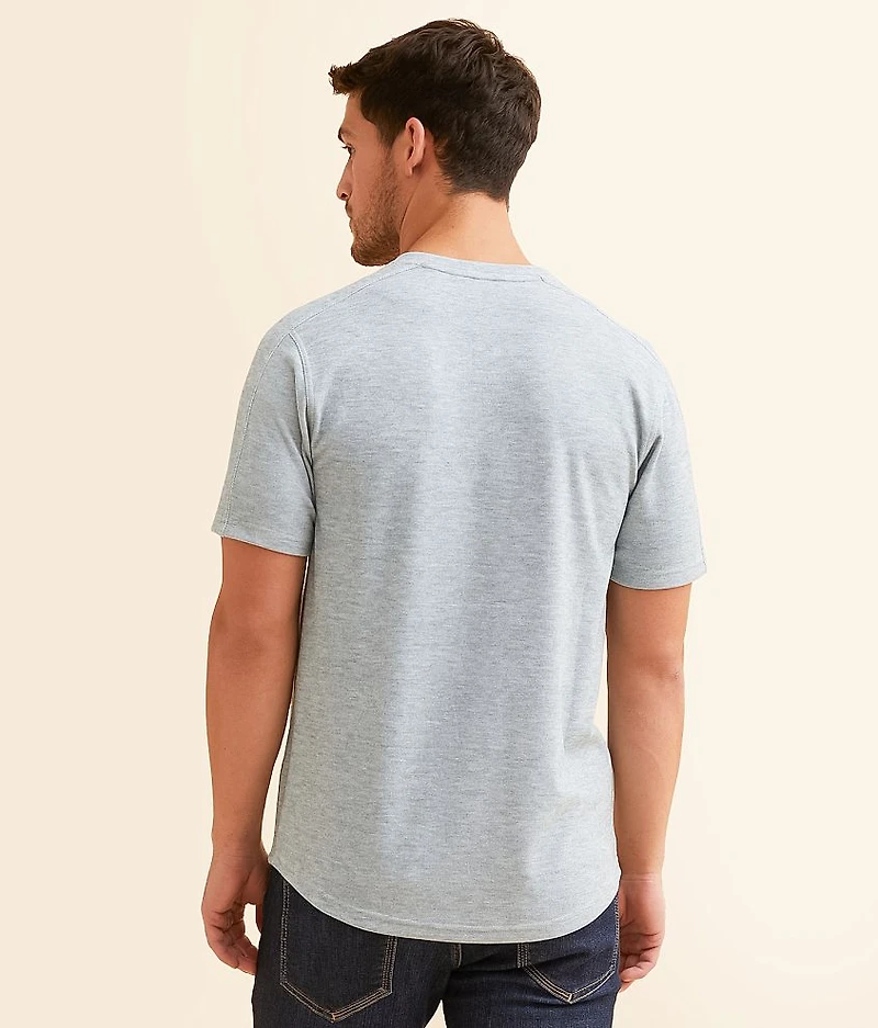 Brushed Knit Henley
