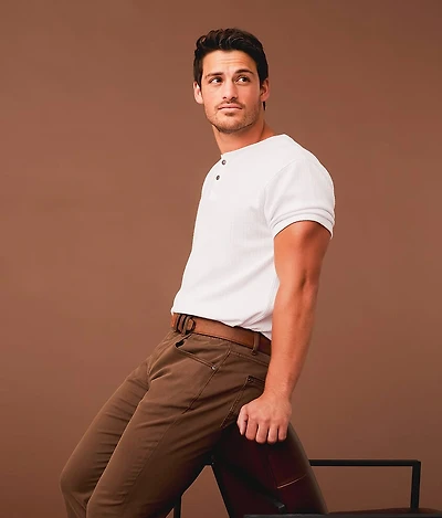 Textured Henley