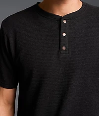 Textured Snap Henley