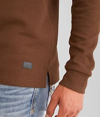 Waffle Knit Hoodie