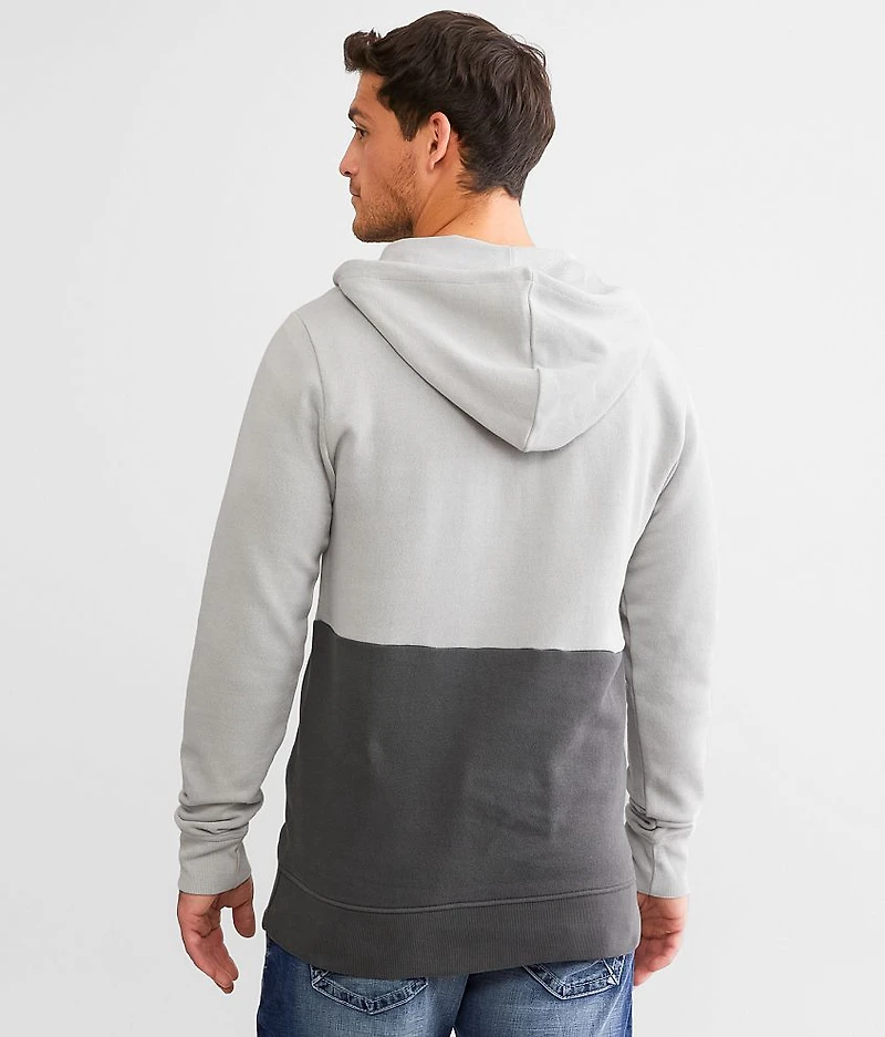 Henley Hooded Sweatshirt