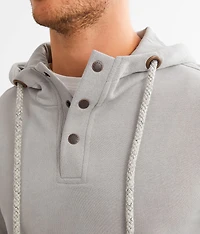 Henley Hooded Sweatshirt