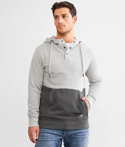 Henley Hooded Sweatshirt