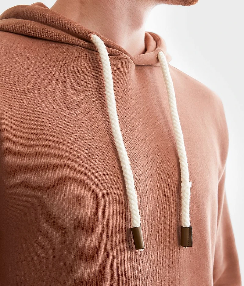 Solid Hooded Sweatshirt