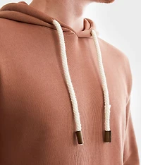 Solid Hooded Sweatshirt