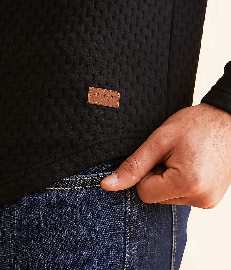 Textured Hoodie