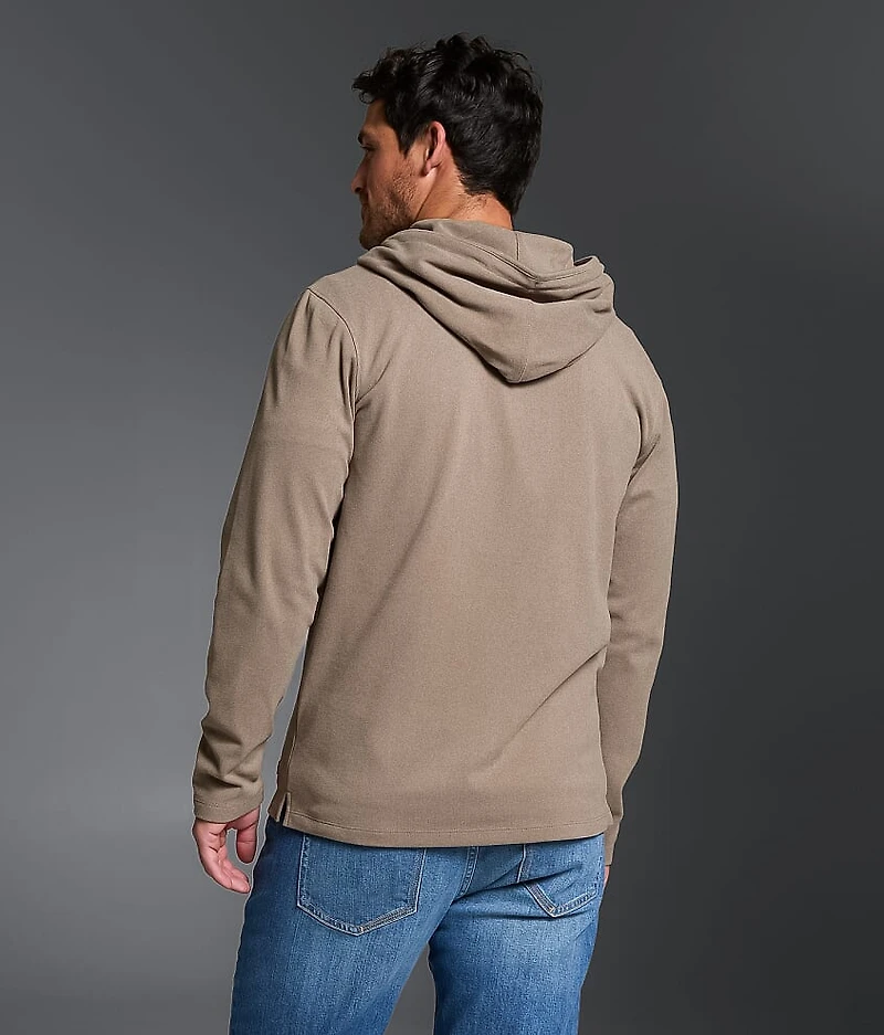 Brushed Henley Hoodie