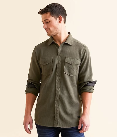 Textured Knit Standard Shirt