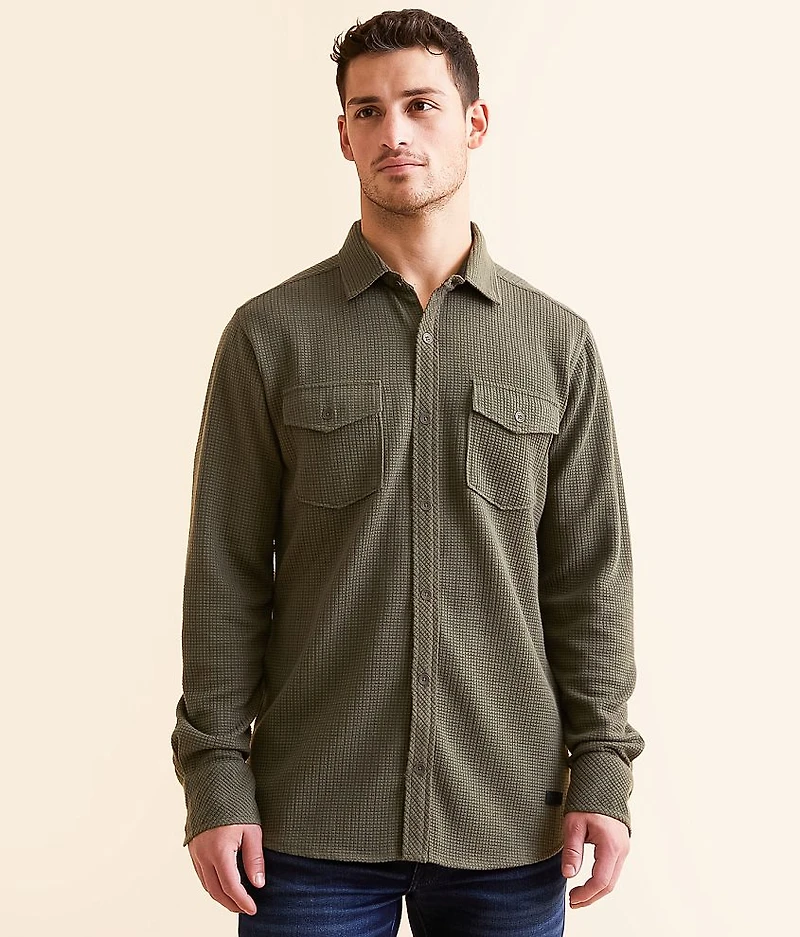 Textured Knit Standard Shirt