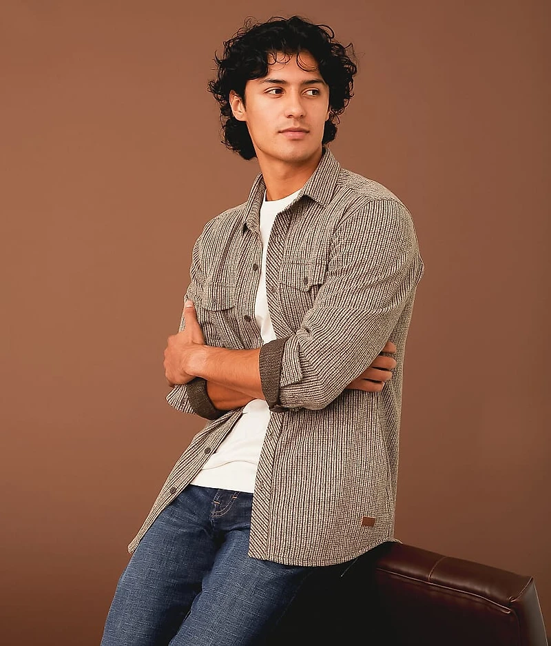 Outpost Makers Textured Athletic Knit Shirt
