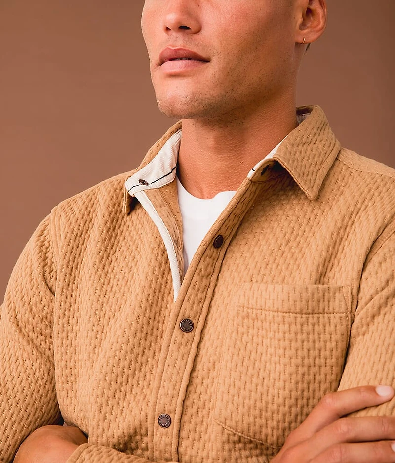 Textured Knit Standard Shirt