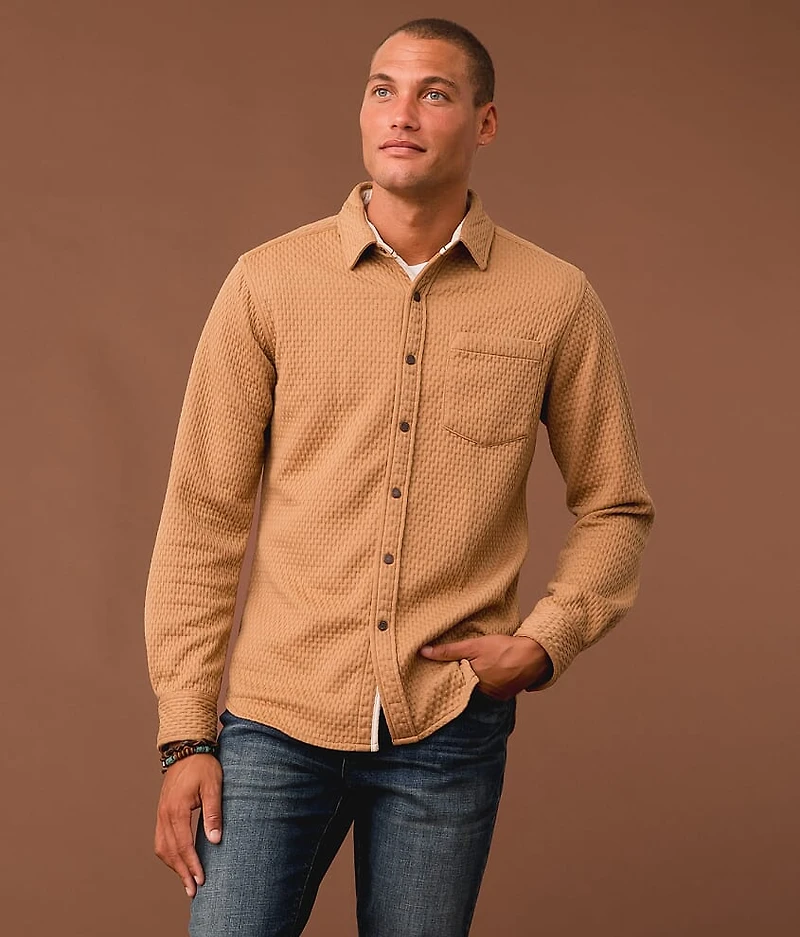 Textured Knit Standard Shirt