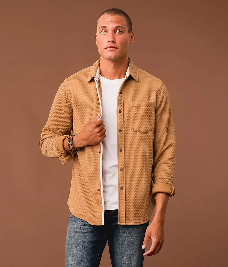 Textured Knit Standard Shirt