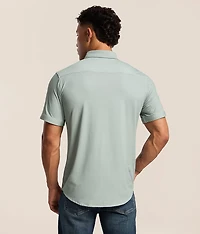Textured Athletic Performance Knit Shirt