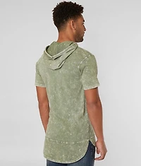 Drop Tail Hooded T-Shirt