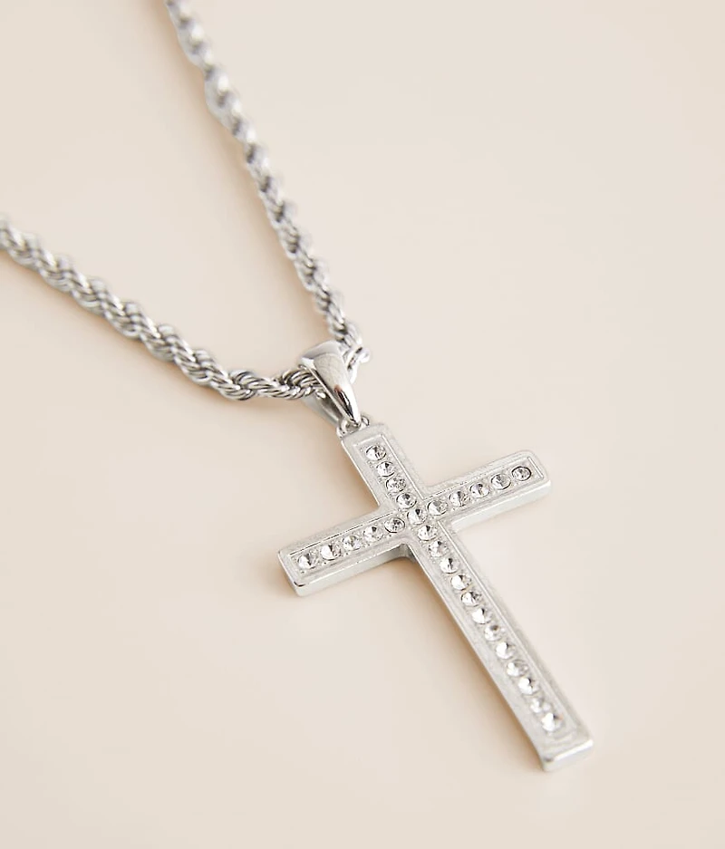 Cross Pendant 24" Necklace