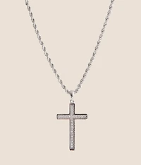 BKE Cross Pendant 24" Necklace