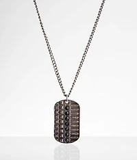 Bling Dog Tag 26" Necklace
