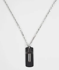 Cut-Out Cross 23" Necklace