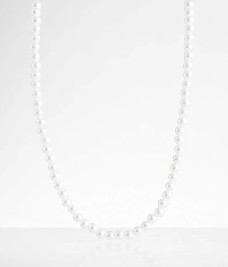 Faux Pearl 21" Necklace