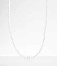 Faux Pearl 21" Necklace