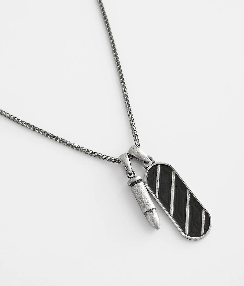 Double Pendant 23" Necklace