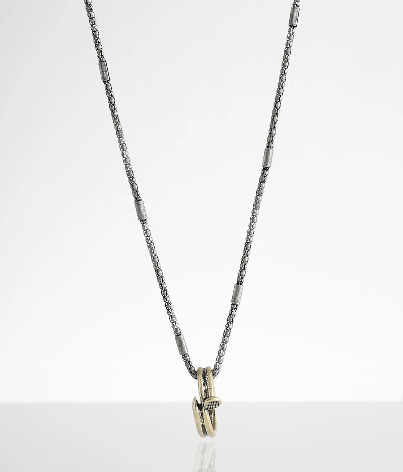 Bent Nail Necklace